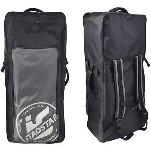 120L Paddle Board Backpack with front pocket, (BLACK/Grey) bag with 1680D cloth